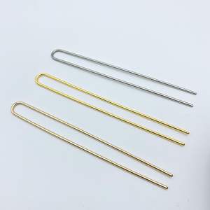 Pinza de pelo Diy de 2 puntas, accesorios, palos de Rama, horquillas Updo para niñas, horquillas en forma de U, horquilla de acero inoxidable en forma de U para mujeres - Product Image 4