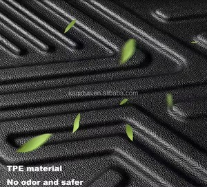 Accessori auto marca KQD impermeabili a caldo pressato facile pulire tappetino posteriore per auto per <span class=keywords><strong>Jeep</strong></span> AudI Toyota Mazda - Product Image 4