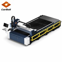 Machine de découpe laser de tôles 3000W 6000W, découpeuse laser fibre CNC avec contrôle Cypcut et servomoteur Schneider pour pièces automobiles AI/DWG