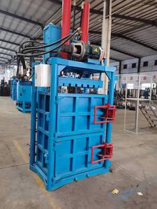 Thủy lực dọc hộp các tông baling Báo Chí thủy lực nhỏ mùn cưa kim loại nhựa tông Baler compactor giá - Product Image 4
