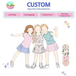 플러스 사이즈 가능 피트니스&요가 탑과 골지 팬츠 플로럴 패턴 레깅스 스포츠웨어 의류 - Product Image 2