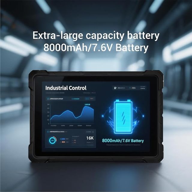 10.1inch Industrial Waterproof IP67 Tablet,it Offers Dual Band Wi Fi (2.4G+5G) and  4.2, Along with a Full Set of Ports