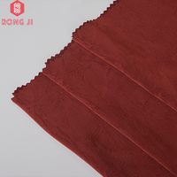 Tissu en lin à une face, multifonctionnel, 100% polyester, durable, résistant au rétrécissement, 130-140 GSM, sensation d'acétate, pour robe