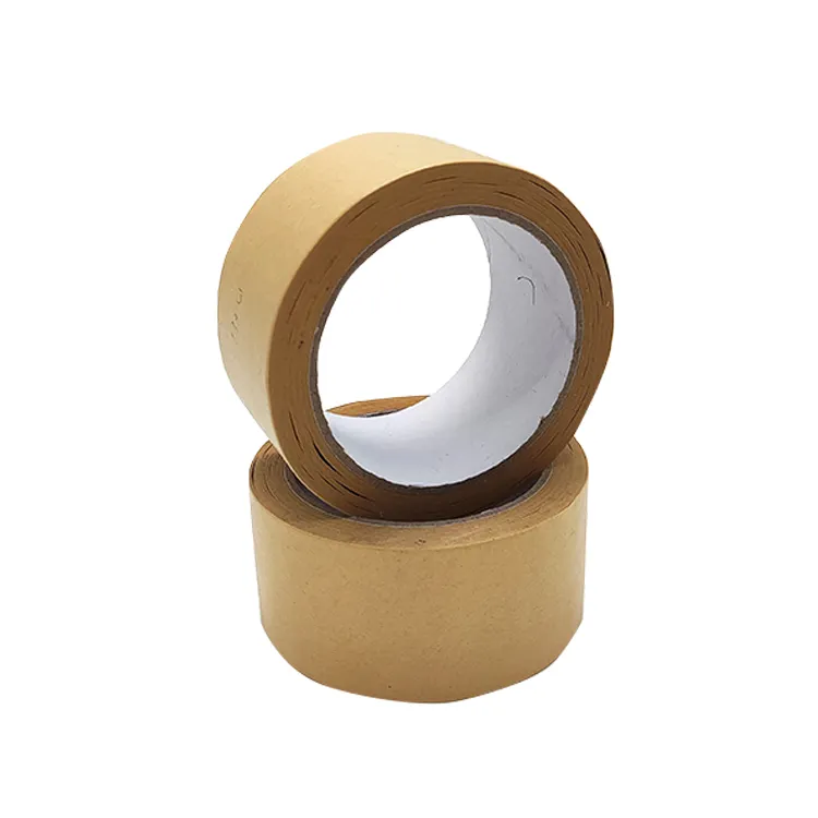 48mmx50m Biodegradable Kraft Paper Tape High Quality Brown Masking Tape Writable Paper Seal Tape