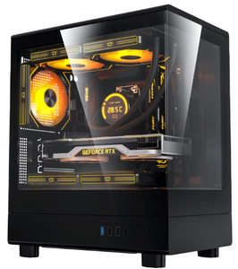 เคสคอมพิวเตอร์พีซี ATX DB330M กระจกนิรภัยเทมเปอร์ด้านระบายความร้อนด้วยน้ำแบบตั้งกลางเคสคอมพิวเตอร์พีซี360 - Product Image 4