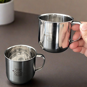 Vasos <span class=keywords><strong>de</strong></span> <span class=keywords><strong>Leche</strong></span> Modernos para Niños, <span class=keywords><strong>de</strong></span> Acero Inoxidable 304 <span class=keywords><strong>de</strong></span> Grado Alimenticio, Gruesos, Dobles, para Bebidas Calientes, para Jardín <span class=keywords><strong>de</strong></span> Infancia, Hogar y Fiestas - Product Image 2