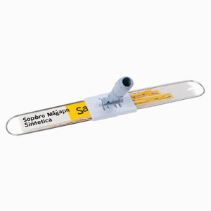 Manico per scopa da 100 cm in metallo con clip in plastica per vassoio, per la pulizia della casa - Product Image 2