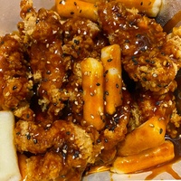 Inmersión de grado restaurante de pollo frito de soja con ajo coreano de alta calidad empaquetada en bolsa