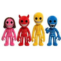 Nouveau produit haut de gamme, poupée en peluche monstre aux dents dégarnies, thème Happy Valley Horror, pour Halloween, cadeau pour enfants, jouet doux et mignon