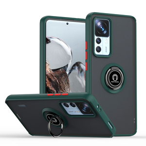 Fundas de teléfono móvil con soporte de anillo para <span class=keywords><strong>Xiaomi</strong></span> <span class=keywords><strong>12T</strong></span>/<span class=keywords><strong>12T</strong></span> <span class=keywords><strong>Pro</strong></span> Kickstand, funda trasera de teléfono mate dura de goma suave - Product Image 5