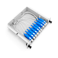 FTTH Fibre Optique ABS LGX Boîte Cassette 1x4 1x8 1x16 1X32 1X64 Module D'insertion PLC Splitter