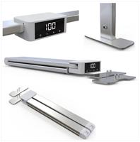 Lampe de table carrée en plastique, vente en gros d'outils pour les ongles, lampe à LED de beauté demi-lune rétractable à bas prix