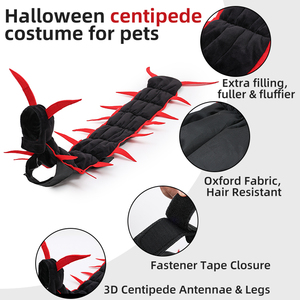 Vêtements pour chat, vêtements pour animaux de compagnie luxueux et confortables, costume de centipède léger, costumes d'Halloween pour animaux de compagnie - Product Image 5