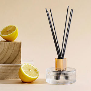 Botella difusora de vidrio de 100ml de gran venta, cilíndrica plana de la mejor calidad con tapón de rosca para aromas - Product Image 3