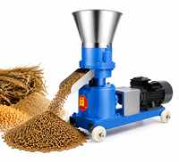 Machine à granulés d'aliments pour volailles Henglu, nouvelle génération, moteur diesel/essence, capacité 60 kg, 3 kW, multifonctionnelle, en fonte, 220 V