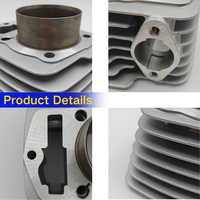 Bloque de Cilindro de Motocicleta de Alta Calidad y Bajo Precio para CB150 161FMJ 61mm 144cc, Refrigerado por Aire, de Aluminio con Camisa de Hierro Fundido