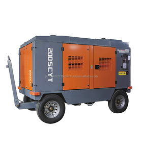 Hot Sale 18Bar <b>Portable</b> Diesel Air Compressor in Peru Core Components Engine Air Cooled 380V Lubricated - Product Image 4