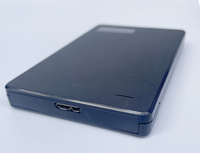 Boîtier externe pour disque dur SSD de 2,5 pouces, design horizontal, design fin, Micro B pour la sauvegarde à froid pour MacBook Pro