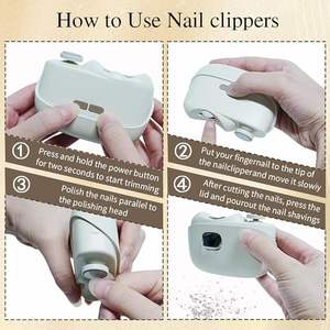 Tagliaunghie Elettrico Personalizzato, Kit Tagliaunghie 3 in 1 Automatico con Lucidatore, Tagliaunghie Intelligente - Product Image 4