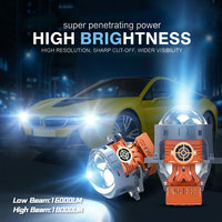 VAHID  Vente en gros  Projecteur LED double laser 3" 85W Projecteur LED haute puissance Lampe LED  BI LED Lumière de voiture Accessoires de voiture