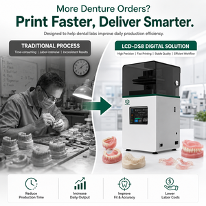 Impresora 3D LCD Profesional de Alta Gama Industrial para Odontología, con Nivelación Automática, para Laboratorio Dental, Impresión de Bases de Prótesis Dentales y Dientes Temporales - Product Image 4