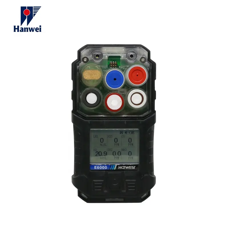 E6000 xách tay đa-gas DETECTOR (6 khí tối đa)