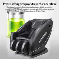 Fauteuil de massage à paiement en libre-service VCT-B02E, chargeur USB à large plage de tension, massage par airbag pour les épaules et les jambes