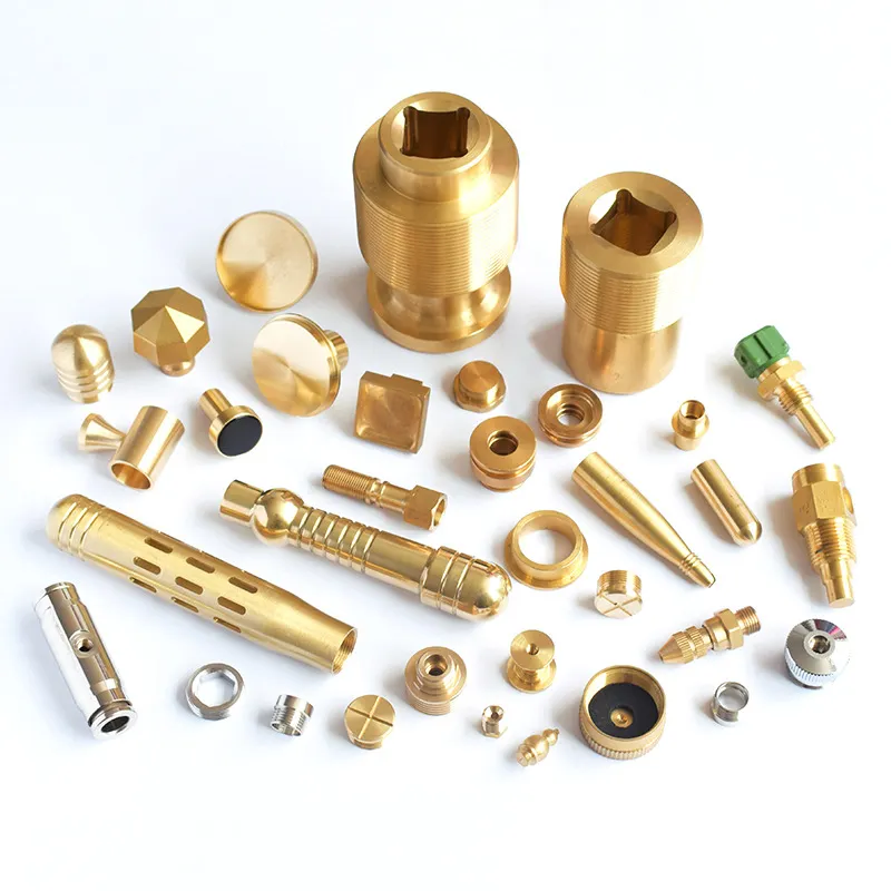 Service de fabrication de métaux personnalisé de haute précision Fabrication de pièces d'usinage CNC Diverses pièces en laiton-Cuivre en acier inoxydable
