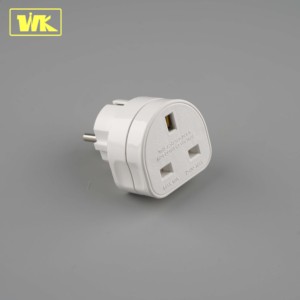 WK 10A Universal <b>Travel</b> Adapter UK to European <b>Travel</b> Plug <b>Adaptor</b> - Product Image 2