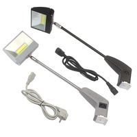 Lampes LED pour salons professionnels 30W à connexion en série, CCT réglable 3000K-6000K, avec bras de fixation, IP44 et IRC80 pour stand d'exposition