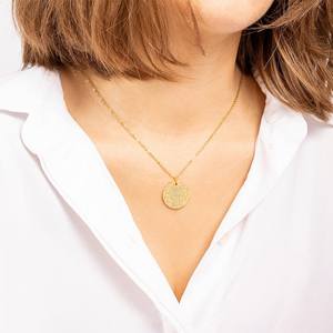 Vente en gros Pendentif étoile du <span class=keywords><strong>ciel</strong></span> nocturne Collier carte personnalisé Collier en acier inoxydable plaqué or 18 ct Cadeau d'anniversaire et de Noël - Product Image 6