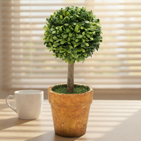 Petites plantes artificielles avec pots, plantes d'intérieur artificielles réalistes pour la décoration de la maison, du bureau et de la table, décoration végétale