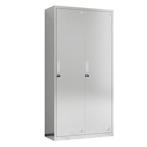 Armoire en métal 2 portes casier <span class=keywords><strong>de</strong></span> <span class=keywords><strong>rangement</strong></span> chambre à coucher armoire en acier pour vêtements armoire en acier <span class=keywords><strong>placard</strong></span> <span class=keywords><strong>balcon</strong></span> casier coloré - Product Image 2