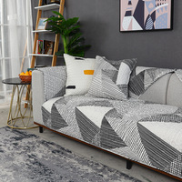 Coussin de canapé tout coton Four Seasons General Simple All-bag Cover Leather Sofa Cover Back Towel Pure Cotton Cushion