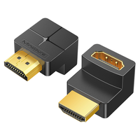 Adaptador HDMI Mindpure 4K en Ángulo Recto de 90 y 270 Grados, Conector Extensor Macho a Hembra, Protector de Puerto para TV de Pared y PS5