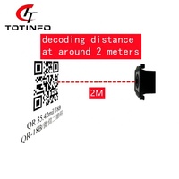 TOTINFO - Escáner de Código de Barras Automático de Largo Alcance con Tecnología de Escaneo CMOS 1D para Lavaderos de Autos