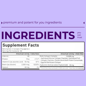Colágeno en Polvo <span class=keywords><strong>de</strong></span> Complejo <span class=keywords><strong>de</strong></span> Fábrica que Apoya <span class=keywords><strong>el</strong></span> Blanqueamiento <span class=keywords><strong>de</strong></span> la Piel, Ayuda al Crecimiento del <span class=keywords><strong>Cabello</strong></span> y las Uñas, Repone <span class=keywords><strong>el</strong></span> Colágeno - Product Image 3