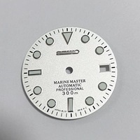 Cadran de montre Sunburst 29MM vert lumineux pour boîtier de montre compatible avec le mouvement NH35 NH36