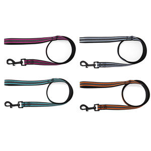 Correa de perro de nailon de moda con decoración de bufanda de patrón sólido que se adhiere fácilmente a cualquier collar o arnés de perro hecho de poliéster - Product Image 3