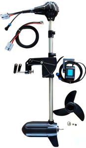 <span class=keywords><strong>Moteur</strong></span> hors-bord électrique sans balais CC 1-3 CV, montage avant, direction, 12v/24v/48v, poussée <span class=keywords><strong>de</strong></span> 140 lb, <span class=keywords><strong>pour</strong></span> bateau pneumatique en caoutchouc ou en fibre <span class=keywords><strong>de</strong></span> verre, neuf EMP - Product Image 5