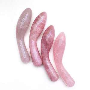 Groothandel Kristal Ambachten Genezende Rozenkwarts Enorme Kristallen Massage Toverstaf Yoni Wands Dildo - Product Image 5