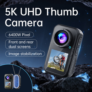 Cámara de Pulgar CAM-25 4K 48MP con Pantalla Dual 130 °   Cámara de Acción con Montura Magnética de Gran Angular - Product Image 5