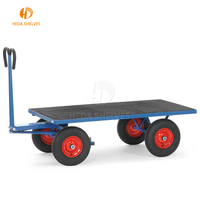 Chariot à plateforme pliable silencieux de 300 kg, chariot à main pliable, chariots industriels robustes