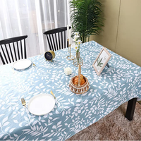 Nappe en PVC HuiHe avec envers en flanelle, imperméable, résistante à l'huile, lavable, durable, pour restaurants, pique-niques, repas