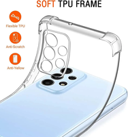 1.5MM D'épaisseur Air-Bag Clair étui pour samsung Galaxy S26 Ultra S25 Bord S26 Pro FE A17 A07 A06 A56 A53 A24 A34 A54 A22 A32 5G Couverture