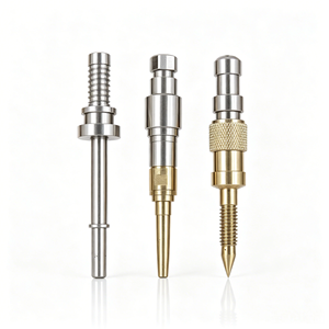 Custom CNC Lathe Machined Multi <b>Step</b> Locating Shaft Brass Knurled Thumb Screw Stainless Guide Pin Hardware Components - Product Image 1