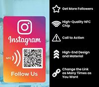 NFC Google Review Ins PVC Card TapFive RFID NTAG213 NTAG215 NTAG216 Media Smart Digital Business Card with Payment Application