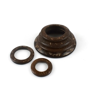 Deepeel CN206 15-50mm DIY Sewing Garment Accessories <strong>Coconut</strong> Ring Concentric Ring <strong>Coconut</strong> <strong>Shell</strong> <strong>Button</strong> Wooden Decorate <strong>Buttons</strong> - Product Image 6