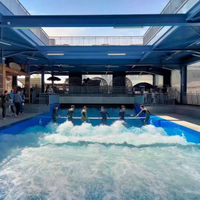 Aventure sports club flowrider intérieur vague maison surf vague machine surf artificiel parc aquatique manèges usine