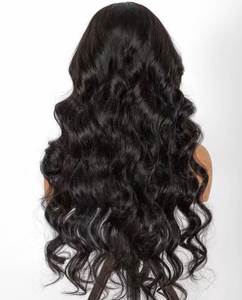Peluca de Cabello Indio Natural Negro con 250% de Densidad para Mujer, Gorra Pequeña, Ondas Sueltas, Sin Pegamento, Ondas Largas y Profundas - Product Image 3